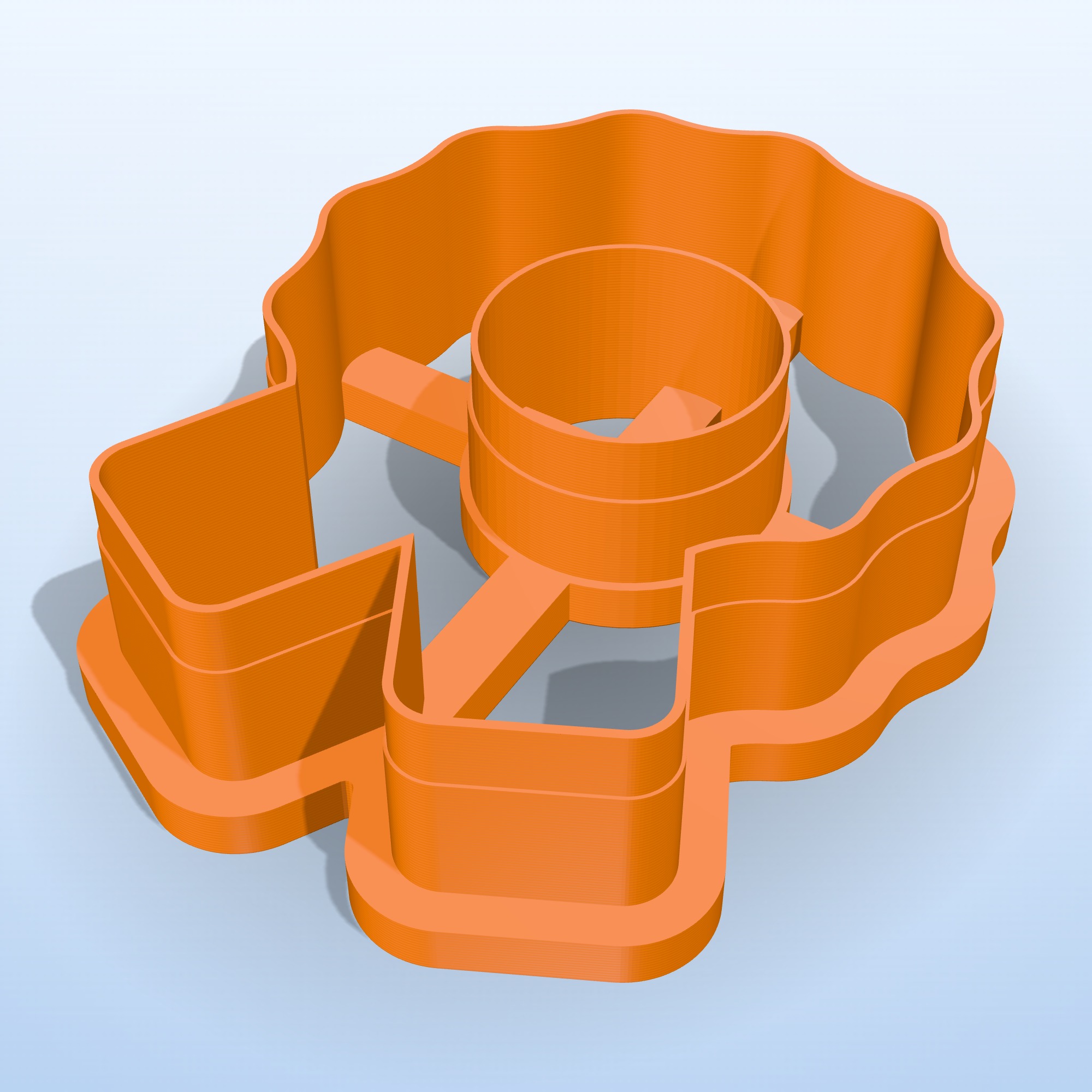 Siegerrosetten-Ausstechform für Kekse — 3D-gedruckt