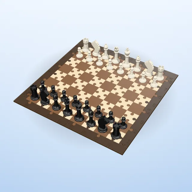 バックギャモンセット — パズルボード — 3Dプリント | CuttersTechストア