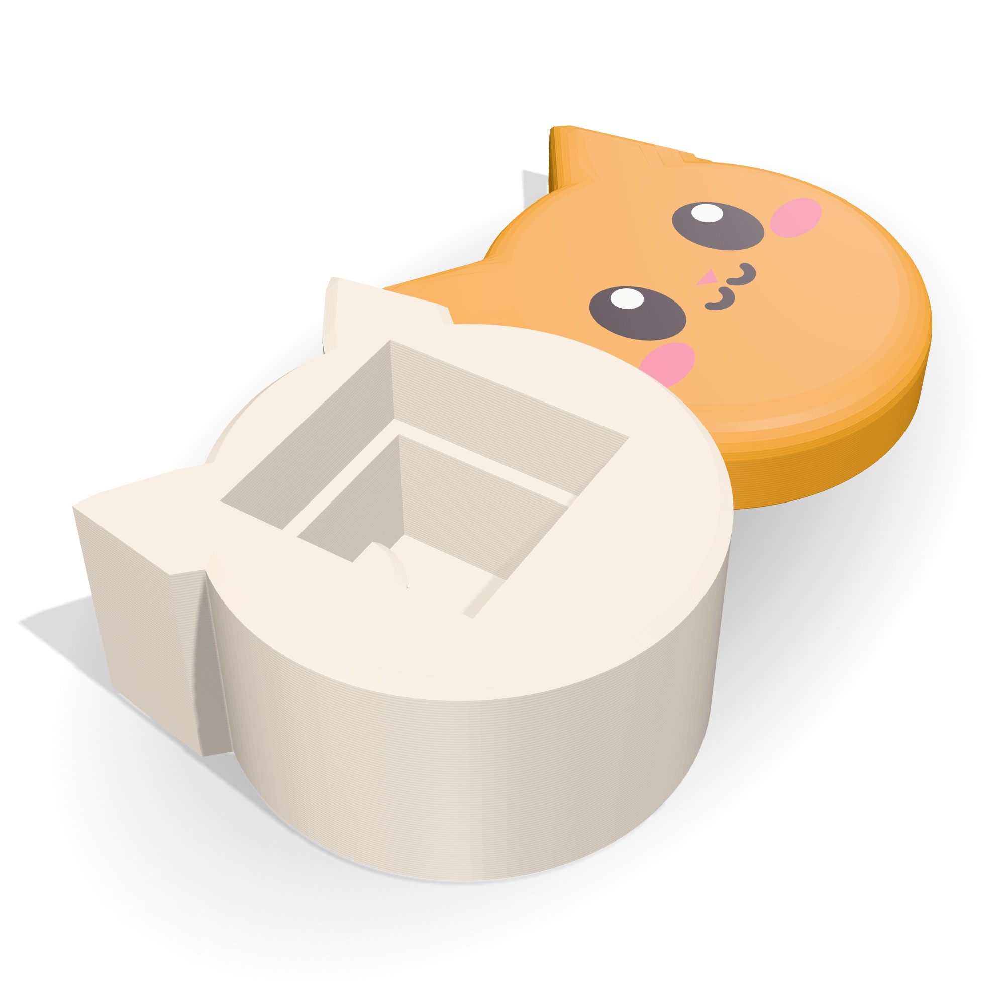 フィジェットクリッカー キーホルダー — 3Dプリント | CuttersTechストア