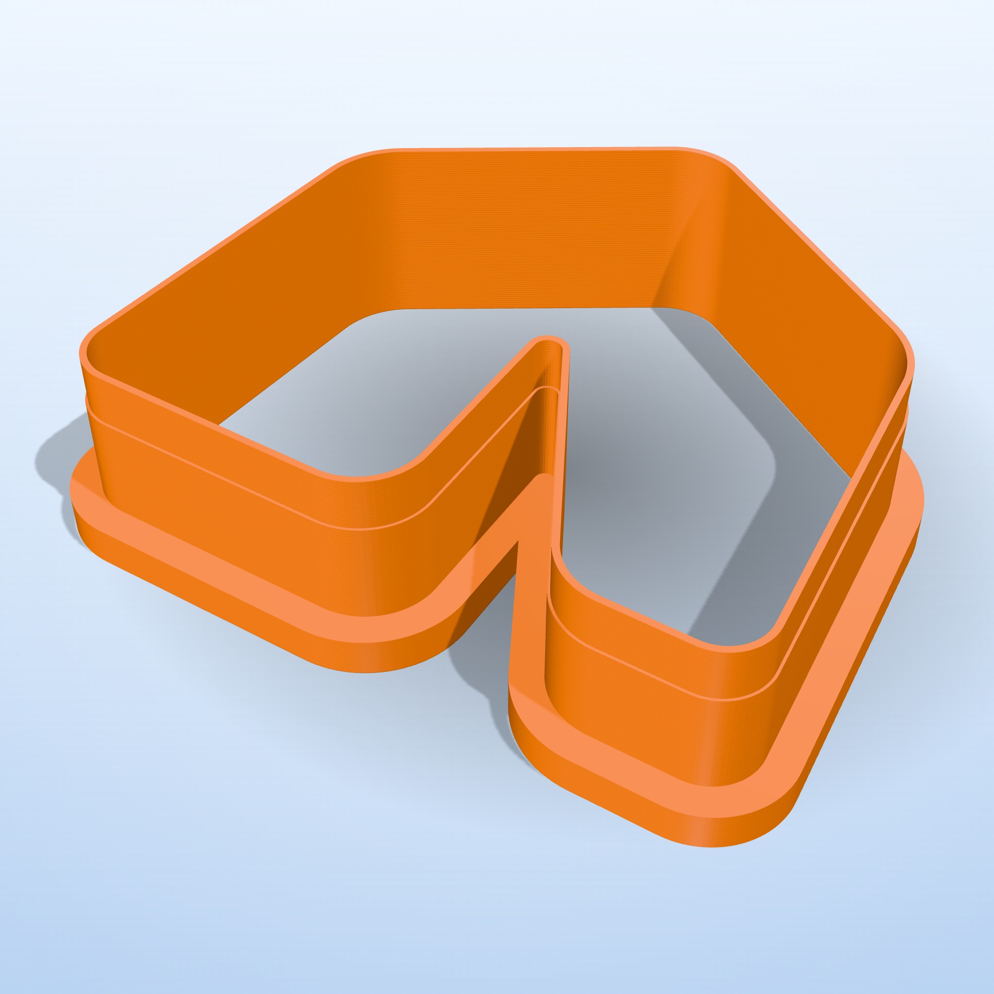 Zelt-Ausstechform für Kekse — 3D-gedruckt