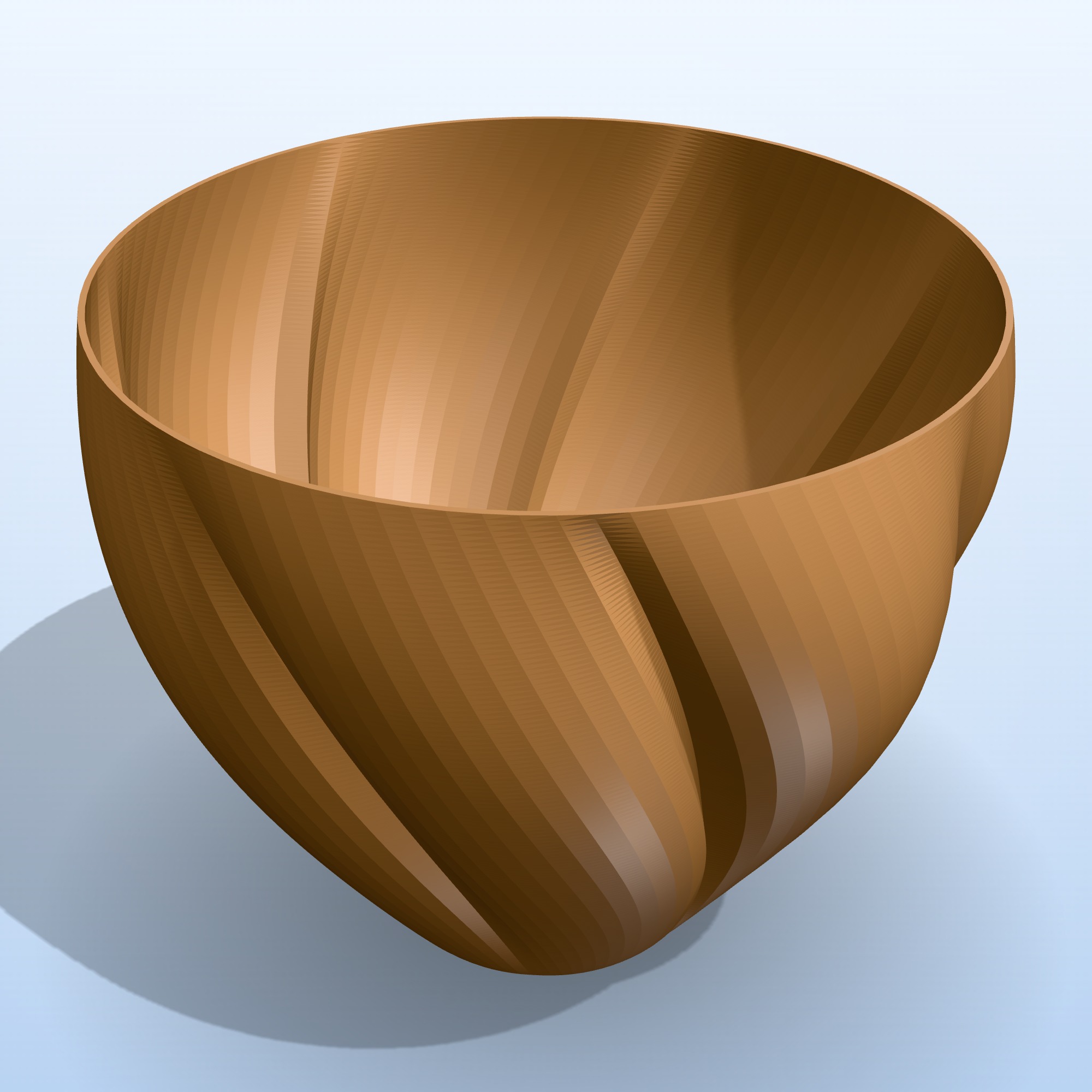 ウェーブのベル形ランプシェード — 3Dプリント | CuttersTechストア